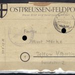 DR Ostpreussen-Feldpost Mi F 1 , vollständig mit Inhalt