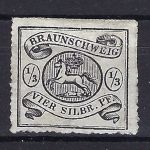 Braunschweig Mi 13 A * mit Falzrest, ME 650€