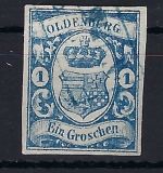 Oldenburg Mi 12 a ° vollrandig, , ME 220€, signiert