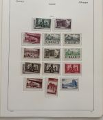 Saarland 1952-1959 ** komplett (ohne Dienst) auf KABE Vordruck