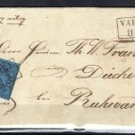 Oldenburg Mi 2 IV, Varel, n. Ruhwarden (seltene Destination)