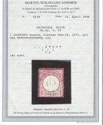 DR Mi 4 mit Erstagstempel Wilstedt, ME für FDC 3.000€, FA Sommer BPP