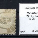 DR Mi 20 ° zentr. gest. Zschopau (Sachsen), gep. Krug BPP