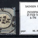 DR Mi 20 ° zentr. gest. Zschopau (Sachsen), gep. Krug BPP
