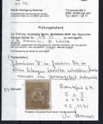 DR Mi 19 FREMDVERWENDUNG im Kreuzerzeit, Befund Sommer BPP