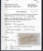 DR Mi 18 Paar auf Luxus ∆ mit Ra3 Neuenburg in Westpreussen