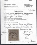 DR Mi 23 mit seltenem K1 Zschopau auf ∆, Verwendung im Groschengebiet