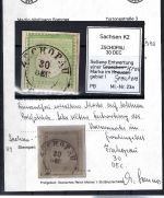 DR Mi 23 mit seltenem K1 Zschopau auf ∆, Verwendung im Groschengebiet