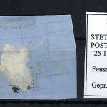 DR Mi 21a Briefstück mit klarem Ra3 Stettin, gepr. Sommer BPP