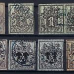 C) Hannover Mi 8-12 °, teils doppelt, ME 650€, meist vollrandig