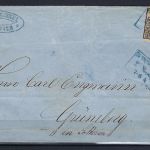C) Hannover Mi 7 Brief, ME 500€, vollrandig, Ra3 Hannover n. Grüneberg