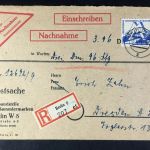 P) DDR Mi 273 (4), 283 (2) MiF Berlin-Dresden, Einschreiben-Nachnahme