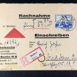 P) DDR Mi 279 (2), 283 (2) MiF Berlin-Dresden, Einschreiben-Nachnahme
