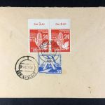 P) DDR Mi 279 (2), 283 (2) MiF Berlin-Dresden, Einschreiben-Nachnahme