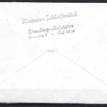 P) Bund Mi 260y ° auf Brief ideal gestempelt, gepr. Schlegel BPP