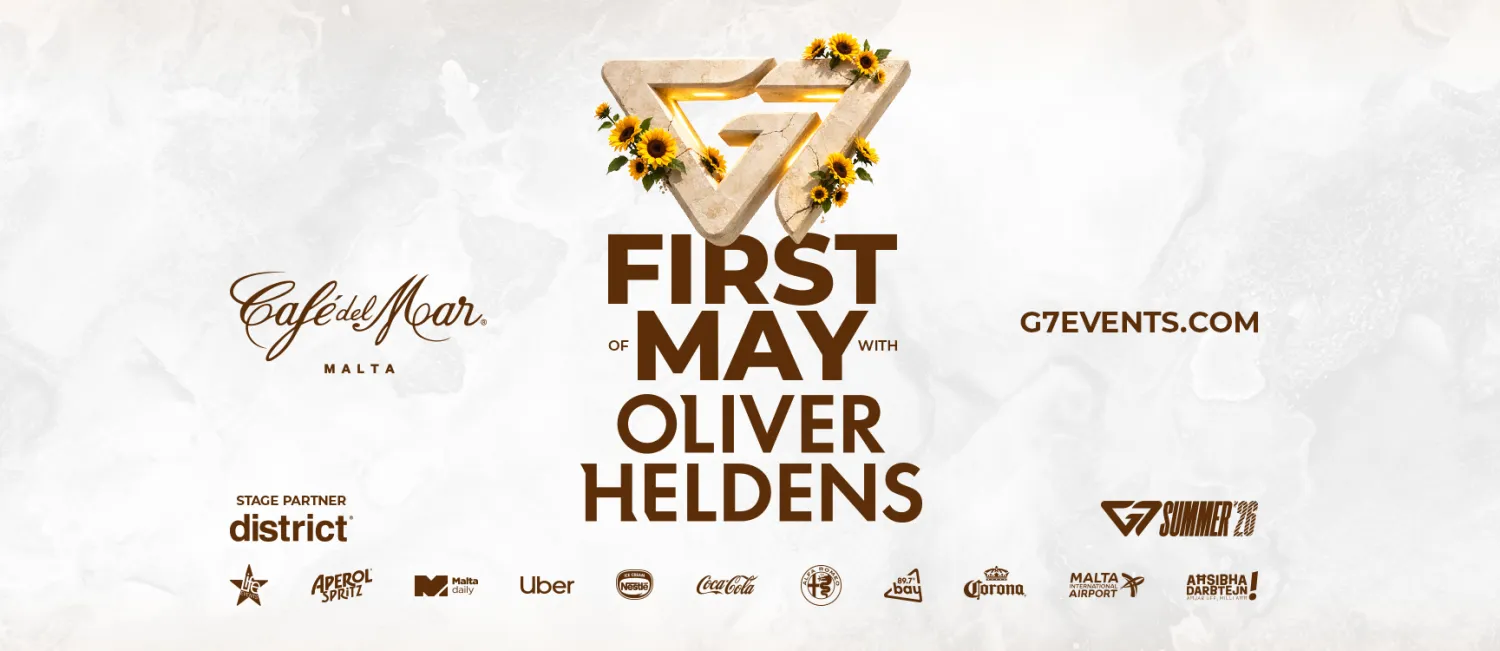 G7 First of May Special at Café del Mar Ft. OLIVER HELDENS in Malta