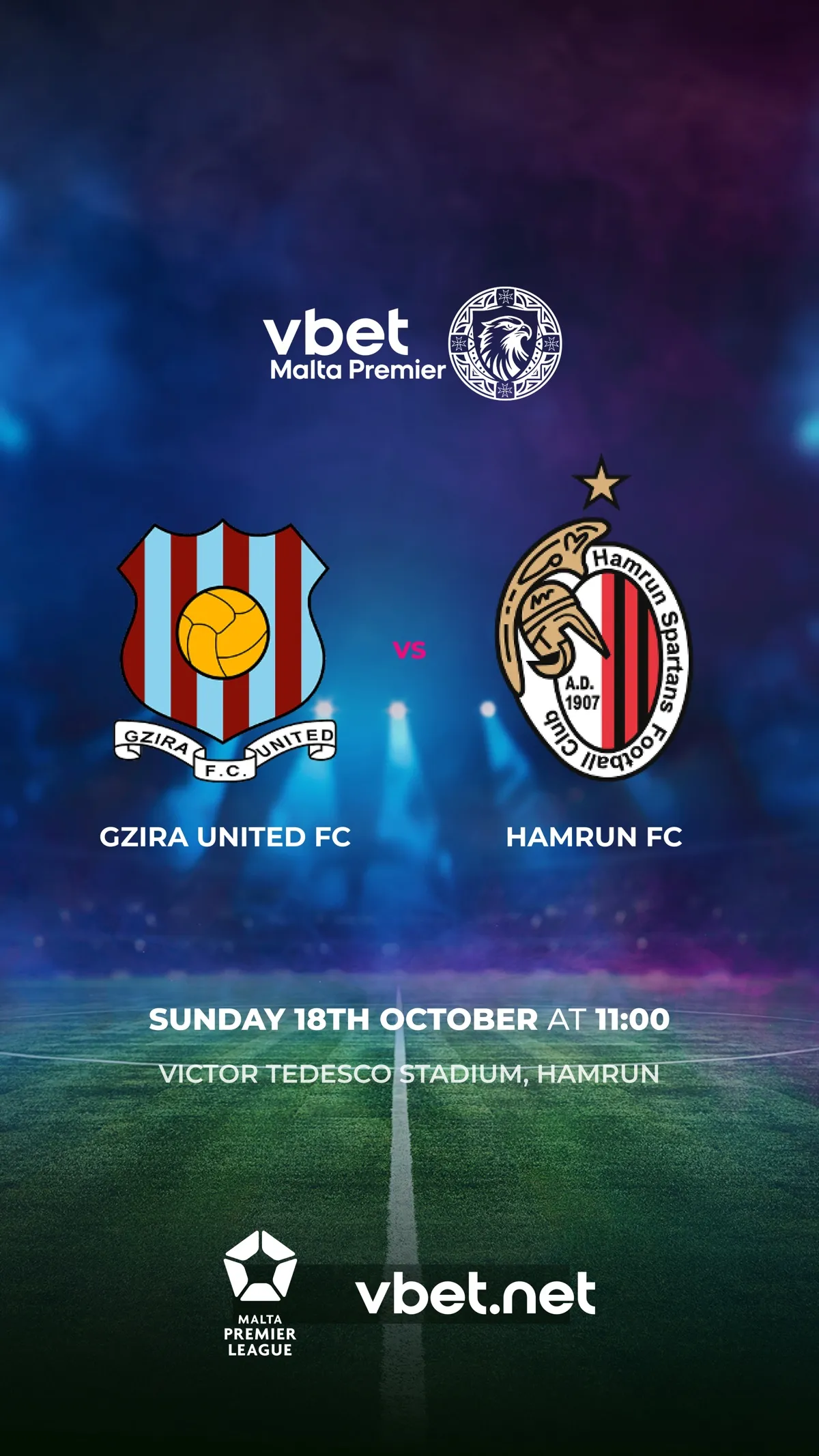 Gzira United FC - Hamrun Spartans FC - VBet Malta Premier League 2026/2027