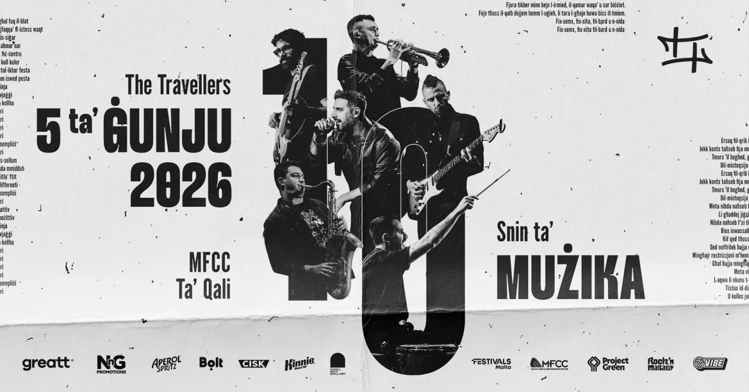 The Travellers - 10 Snin Ta’Mużika in Malta