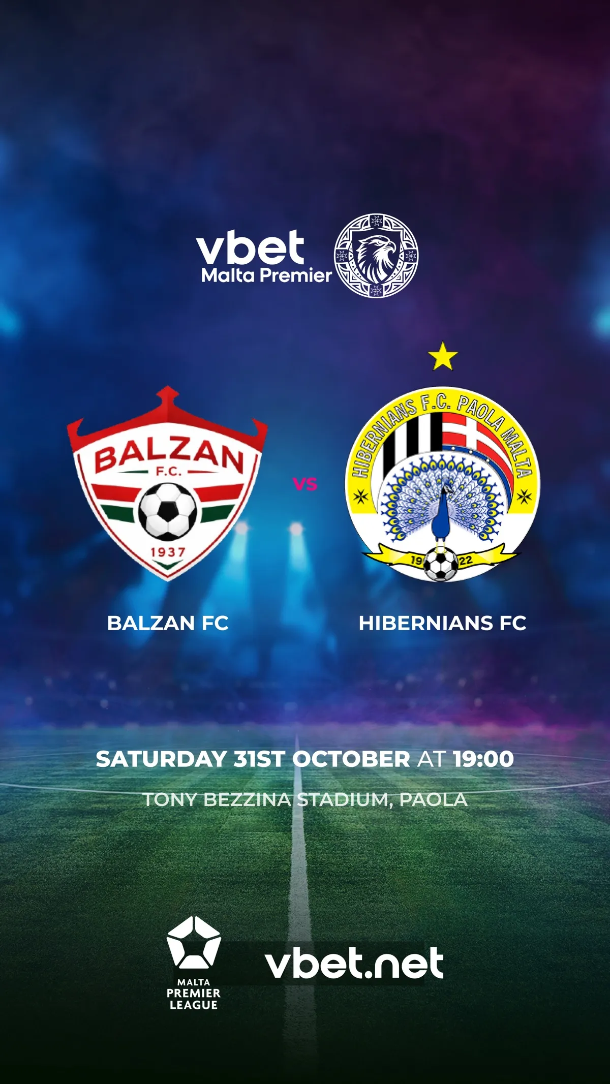 Balzan FC - Hibernians FC - VBet Malta Premier League 2026/2027