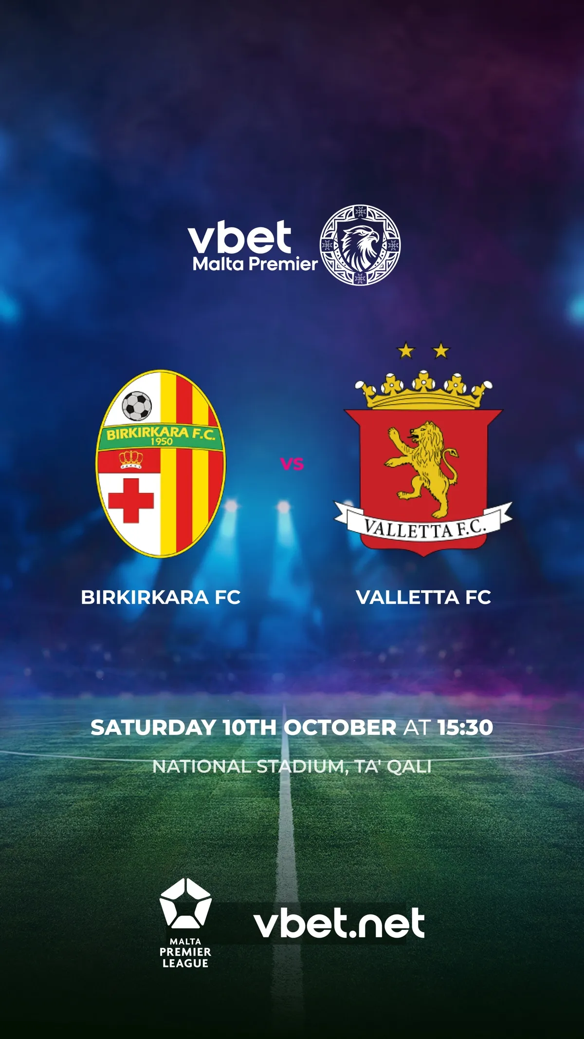 Birkirkara FC - Valletta FC - VBet Malta Premier League 2026/2027