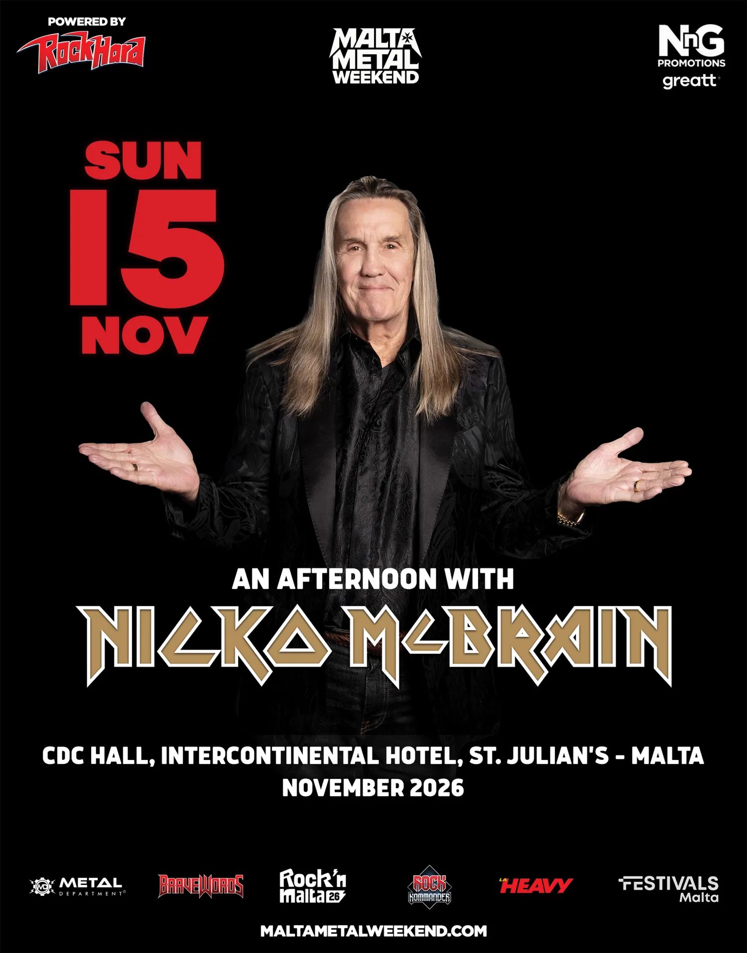 An Afternoon with Nicko McBrain