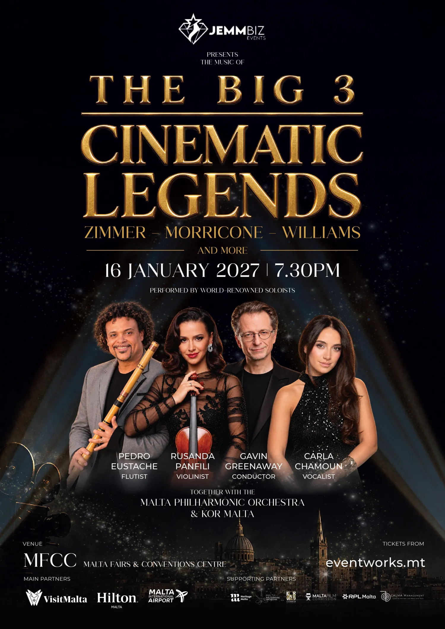 The Big 3 - Cinematic Legends - Zimmer, Morricone, Williams