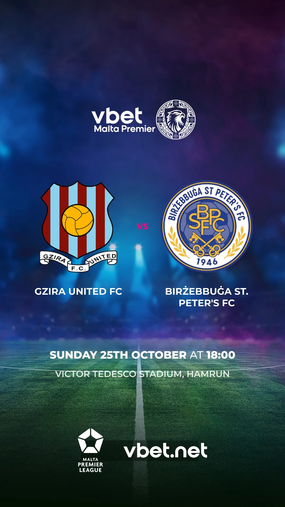 Gzira United FC - Birzebbuga St Peters FC - VBet Malta Premier League 2026/2027