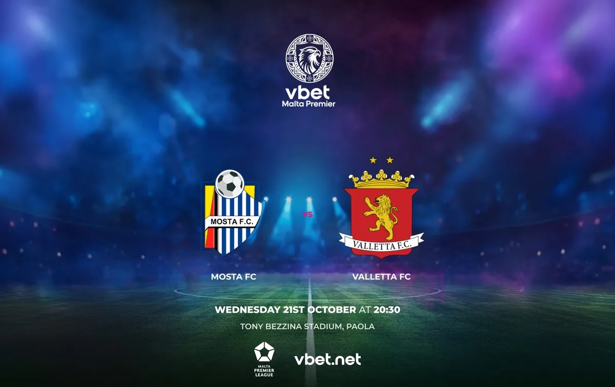 Mosta FC - Valletta FC - VBet Malta Premier League 2026/2027