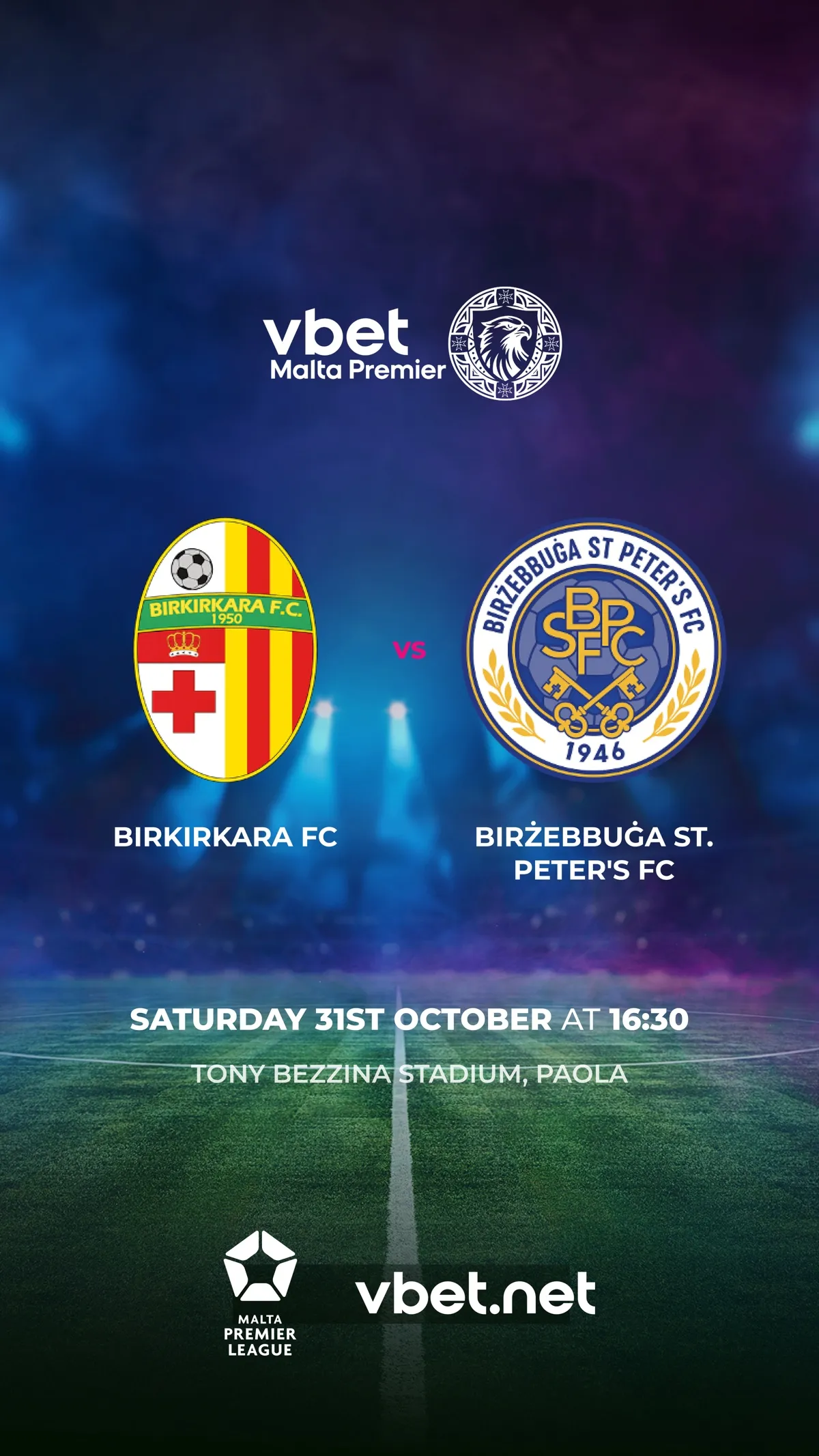 Birkirkara FC - Birzebbuga St Peters FC - VBet Malta Premier League 2026/2027