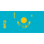 Flag for Kasakhstan