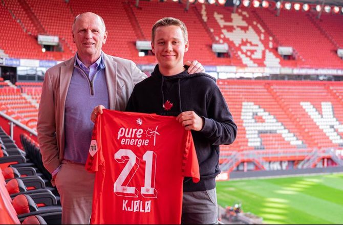 Holland -Twente henter 20-årig nordmand i PSV