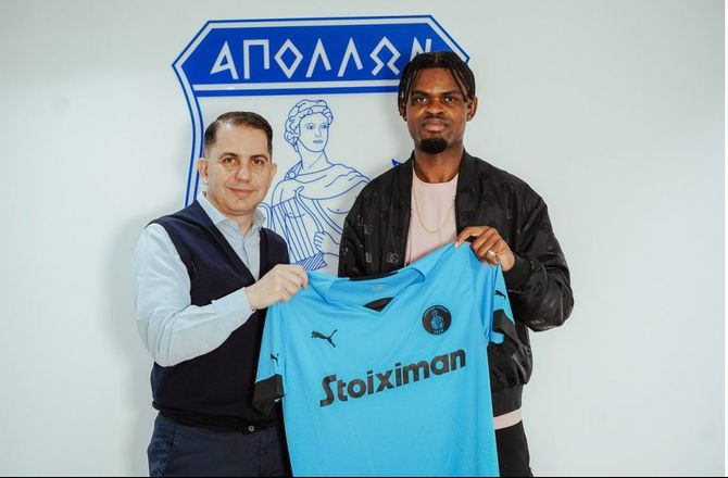 Apollon Limassol -Alt på plads: Godsway Donyoh er præsenteret i Apollon
