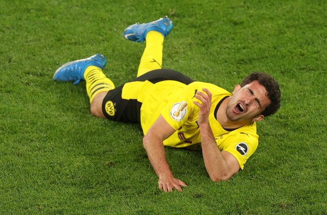 DFB Pokal -Dortmund-back efter skade: Skal opereres