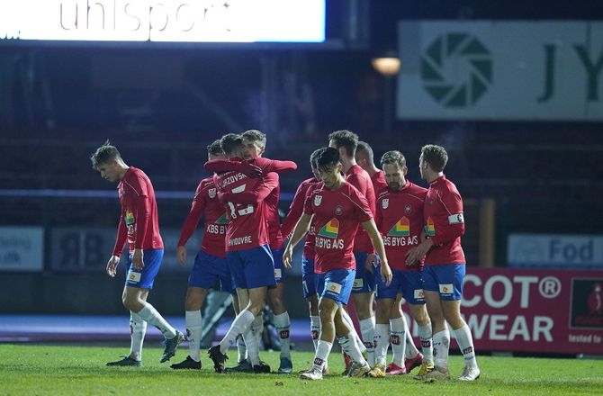 NordicBet Liga -Hvidovre sejrede efter stærk første halvleg