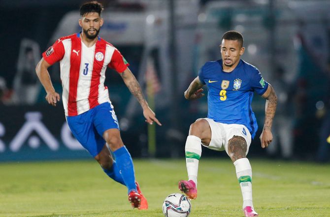Brasilien -Gabriel Jesus udeladt af brasiliansk landsholdstrup