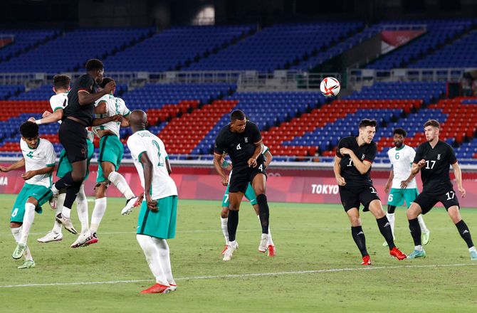International -Tyskland slog Saudi-Arabien med 10 mand
