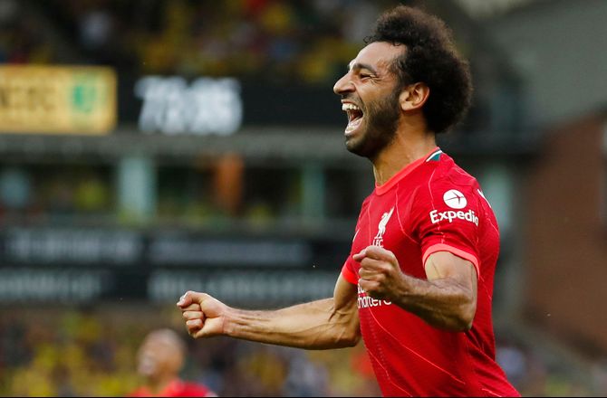 Premier League -Klopp hylder Salah: Som med Lewandowski