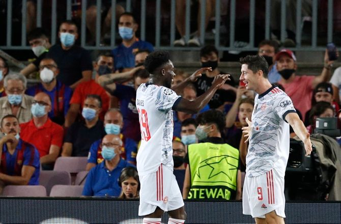 Champions League -Bayern sejrede sikkert på Camp Nou