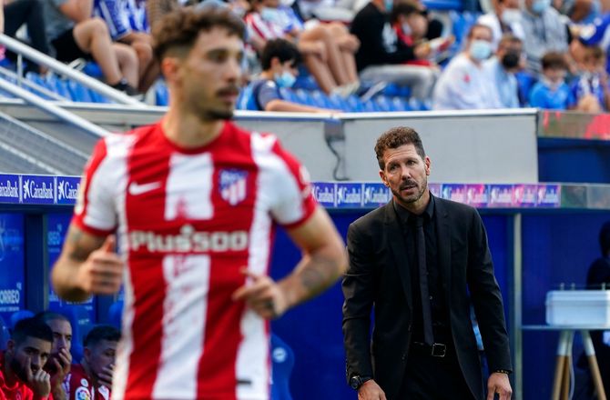 La Liga -Atletico Madrid tabte til bundproppen i La Liga