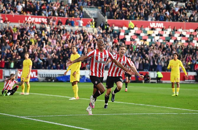 Premier League -Brentford og Liverpool i vanvittig 3-3-kamp