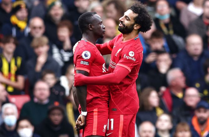 Premier League -Mané afviser rivalisering: Har et godt forhold til Salah