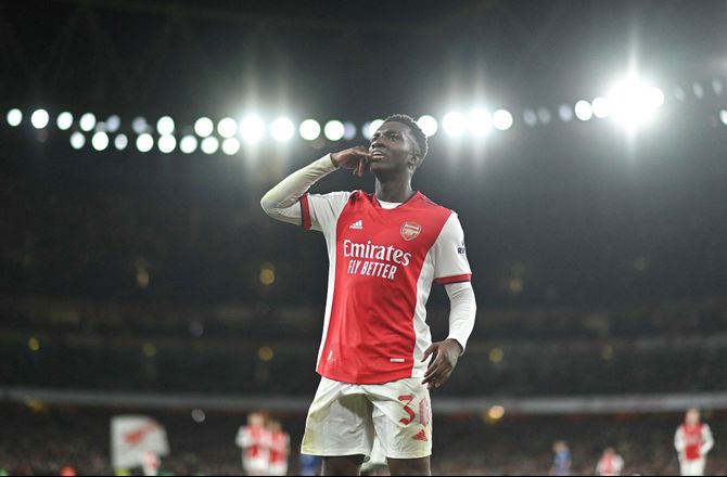 Premier League -Eddie Nketiah forlænger med Arsenal