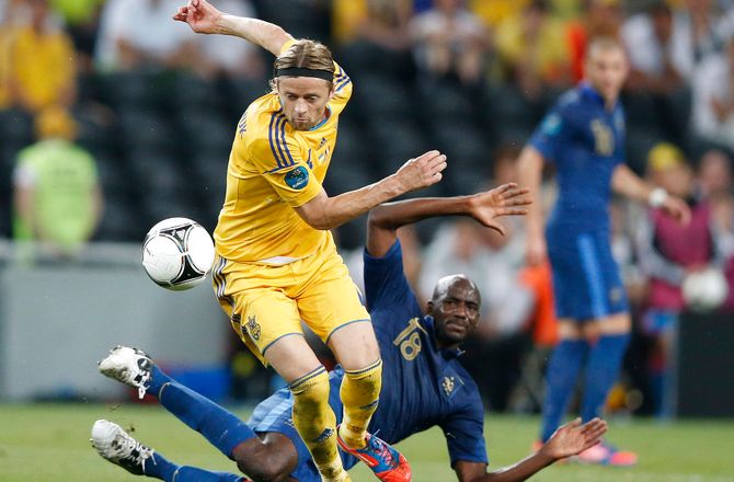 International -Ukrainsk forbund vil straffe tavs Tymoshchuk
