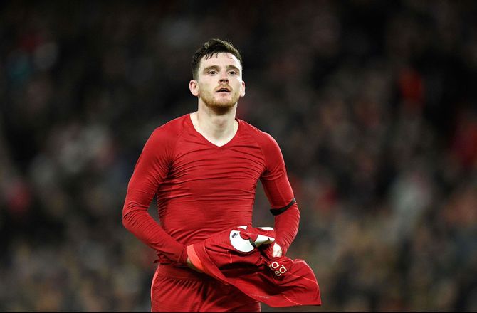Champions League -Andy Robertson er skadet: Tilbage efter landskampspausen