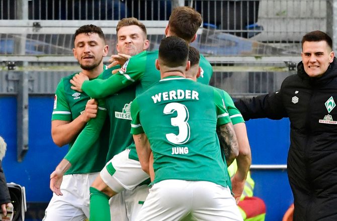 2. Bundesliga -Werder snuppede andenpladsen fra HSV