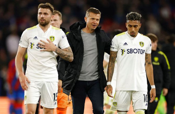 Premier League -Leeds-boss efter remis: Presset er på Burnley
