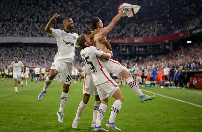 Europa League -Fire Frankfurt-spillere på sæsonens hold i EL