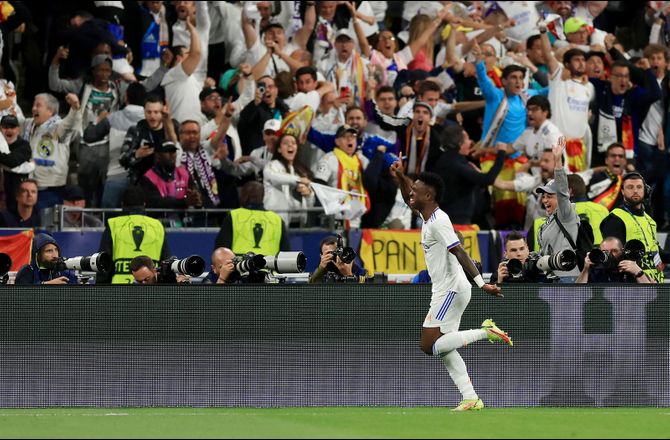Champions League -Courtois og Vinicius-mål sikrede Real CL-sejr
