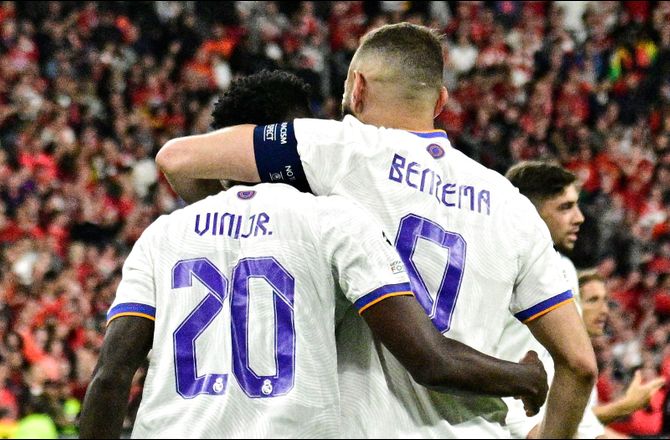 Champions League -Benzema og Vinicius kåret til årets bedste i CL