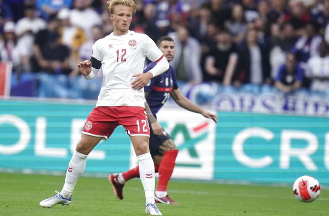 UEFA Nations League A -Damsgaard og Dolberg starter inde for Danmark